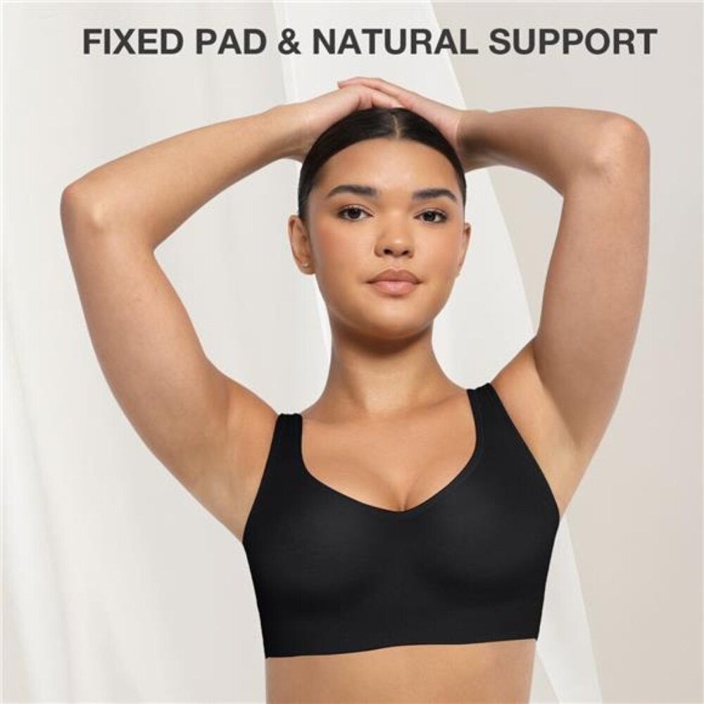NWT Women's Beige Wireless Bralette Multiple Sizes - Picture 9 of 9